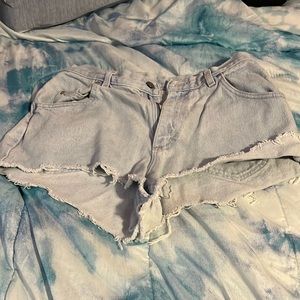 Womens dad jean shorts